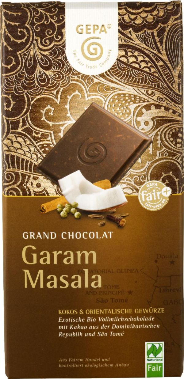 Σοκολάτα Γάλακτος με Garam Masala