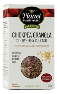 Granola από Ρεβύθι με Φράουλα - Καρύδα