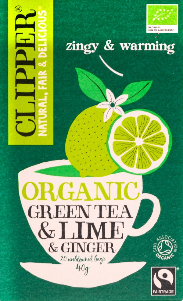 Πράσινο Τσάι Lime & Ginger BIO