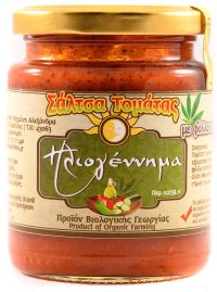 Σάλτσα τομάτας με φύλλα κάνναβης