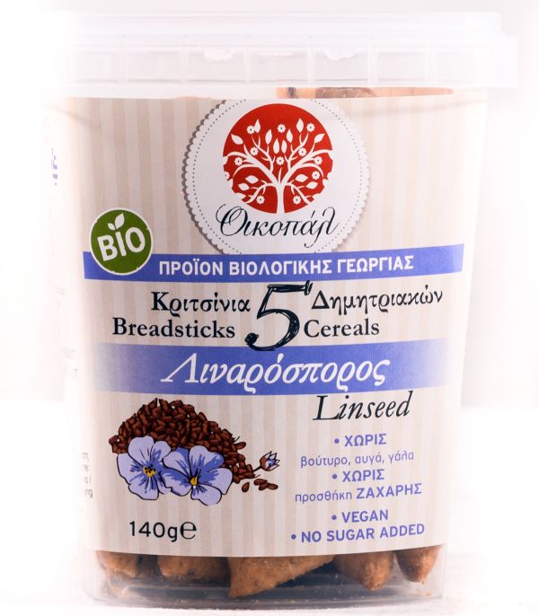 Κριτσίνια 5 Δημητριακά Λιναρόσπορος