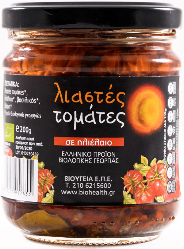 Λιαστές τομάτες σε βάζο