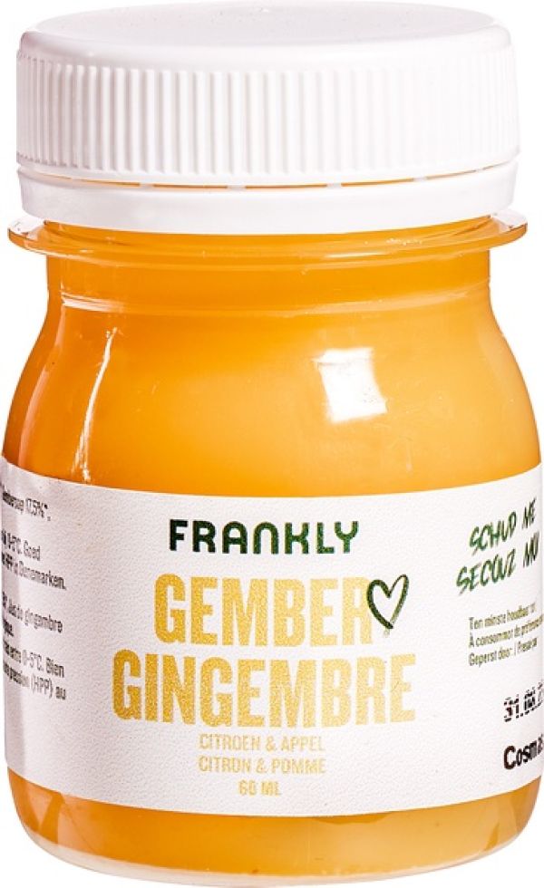 Fresh Ginger Shot coldpressed fresh