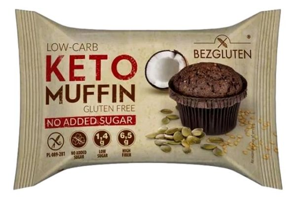 Ατομικό Muffin Keto- χωρίς γλουτένη