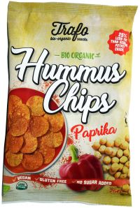 Τσίπς hummus από ρεβύθια με πάπρικα (χωρίς προσθήκη ζάχαρης)