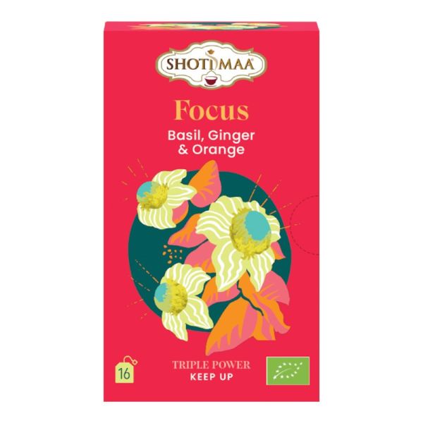 Focus Tea with Basil, Ginger & Orange