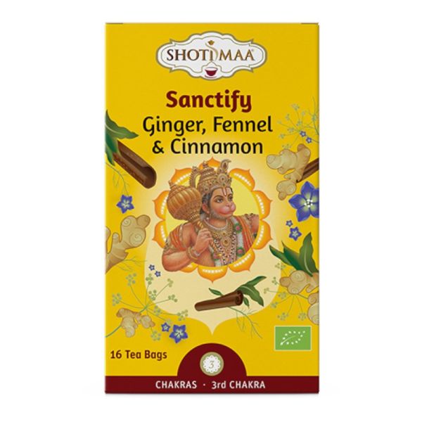 Sanctify Tea with Ginger, Fennel, Cinnamon