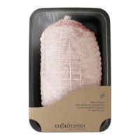 Ρολό χοιρινό γεμιστό με τυριά και πιπεριές