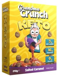 Keto Μπαλίτσες Πρωτεΐνης Αλατισμένη Καραμέλα