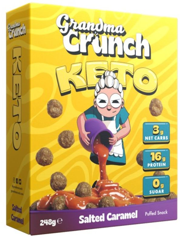 Keto Μπαλίτσες Πρωτεΐνης Αλατισμένη Καραμέλα