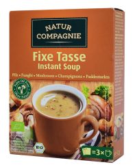 Instant soup with mushrooms (No palm oil)