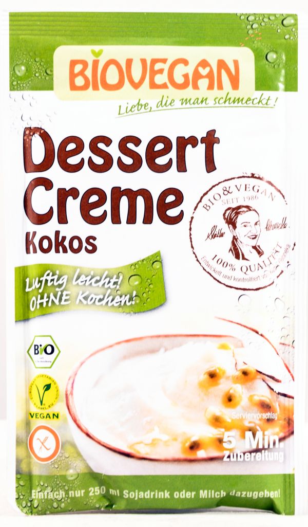 Coconut mousse without boiling