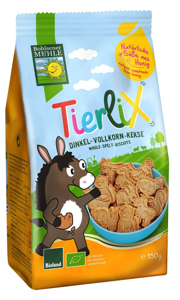 Organic Animal Cookies with Spelt Flour - Sugar Free