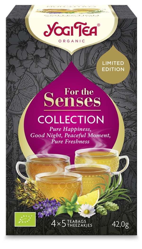Υogi tea Collection περιέχει 5 φακ από: PURE HAPINESS - GOOD NIGHT - P