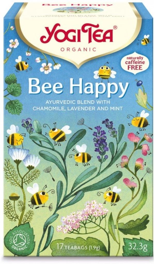 Yogi tea Bee Happy - Ρόφημα Ανθέων για την Χαλάρωση