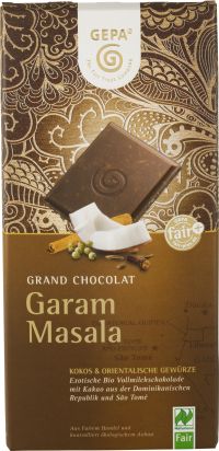 Σοκολάτα Γάλακτος με Garam Masala