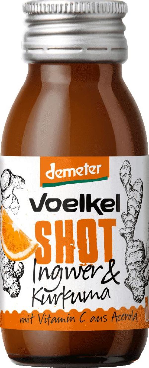 Shot Τζίντζερ & Κουρκουμάς