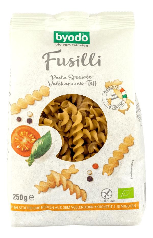 Βιολογικά Ζυμαρικά "Fusilli" Δίκοκκο ΒΙΟ