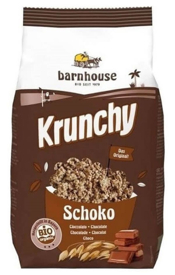 Βιολογικό Τραγανό Μούσλι Krunchy - Σοκολάτα