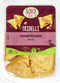 Tridelli of tomato and fine herbs