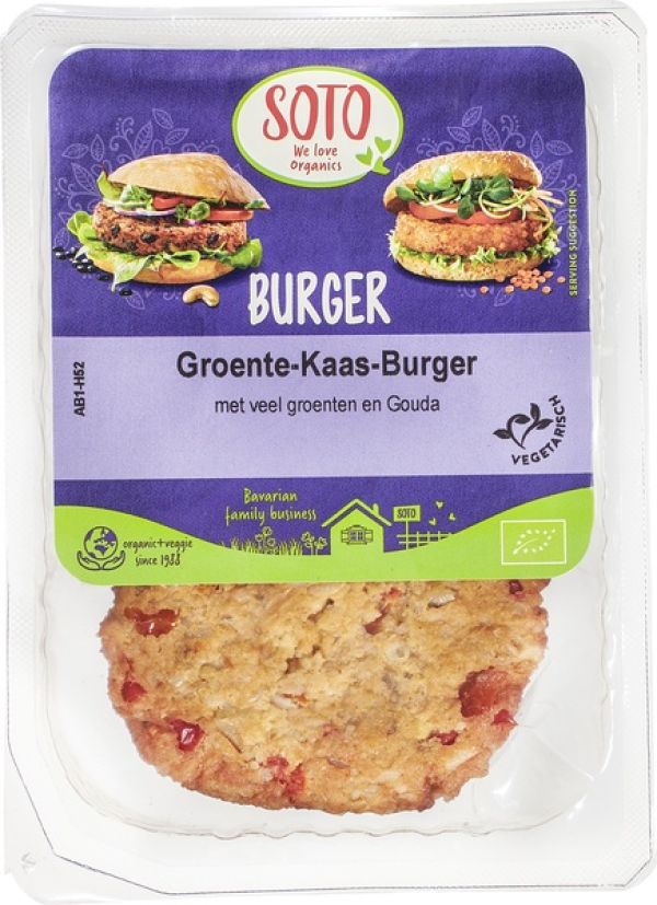 Vegetable cheese burger