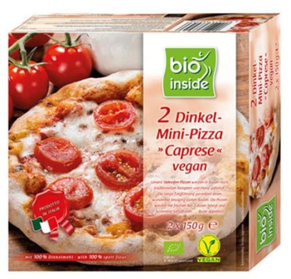 Πίτσα Μίνι Ντίνκελ Vegan Caprese BIO