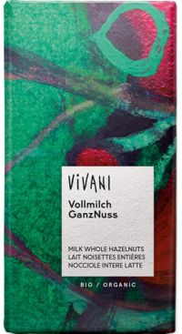 Organic Milk Chocolate with Hazelnuts