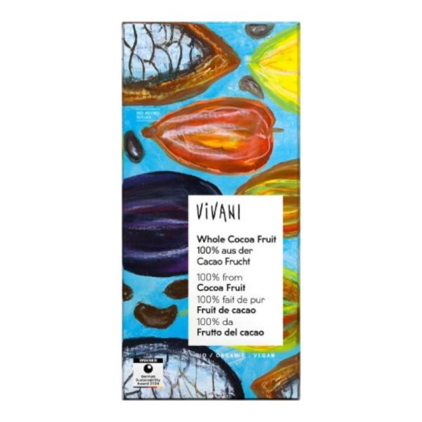 Whole Cocoa Fruit Σοκολάτα από 100% Καρπό Κακάο
