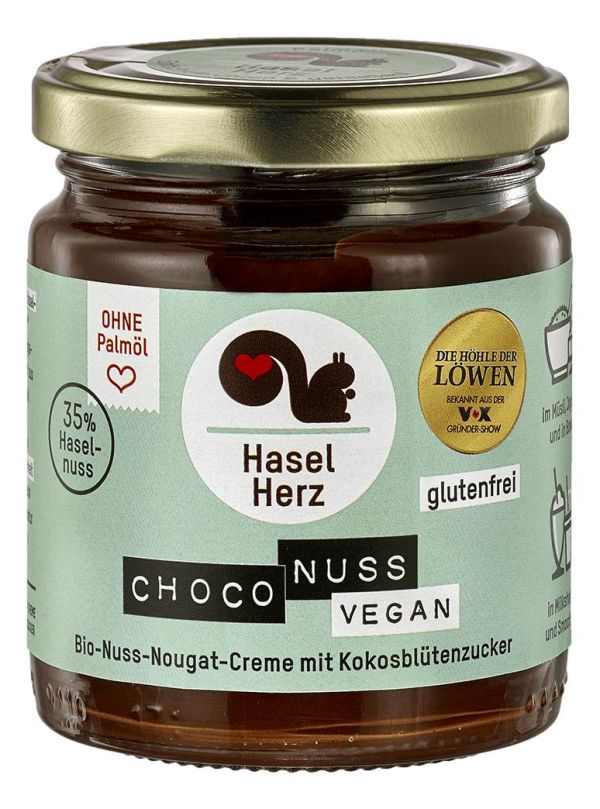 Vegan Επάλειμμα με Σοκολάτα & Φουντούκι (35%) Χωρίς Γλουτένη