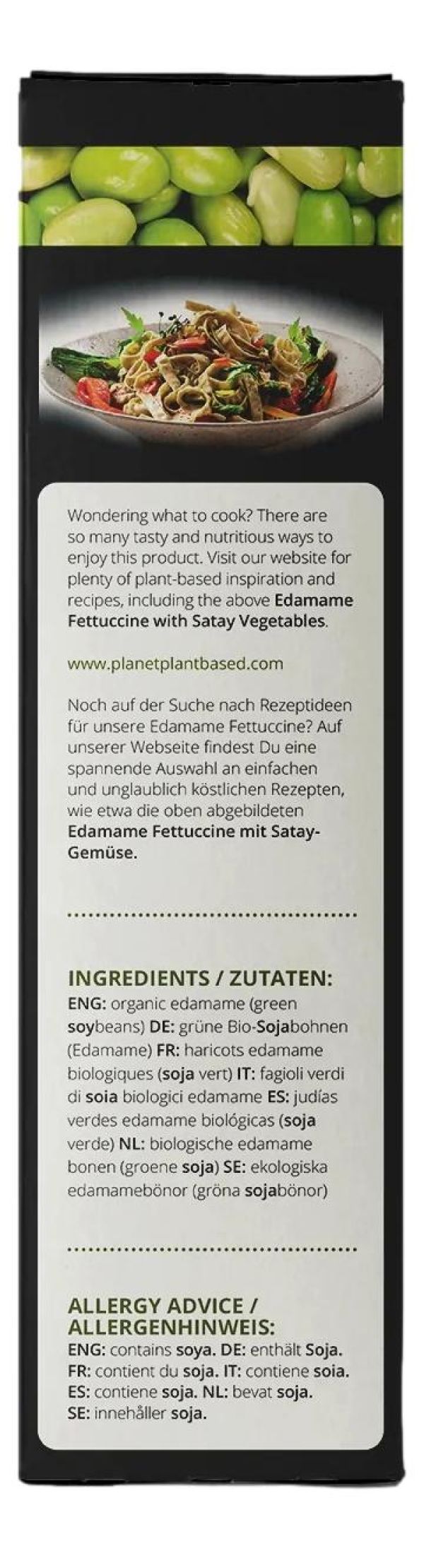 Edamame Fettuccine