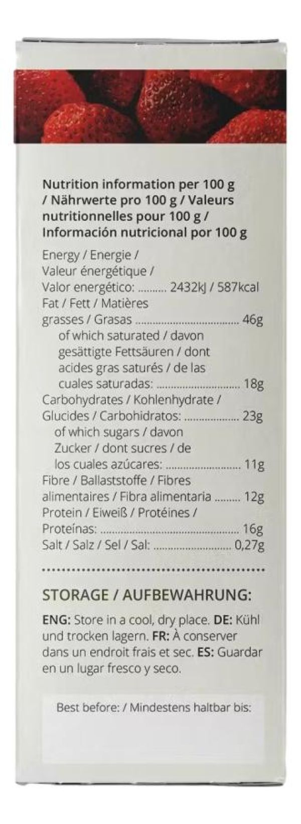 Granola από Ρεβύθι με Φράουλα - Καρύδα