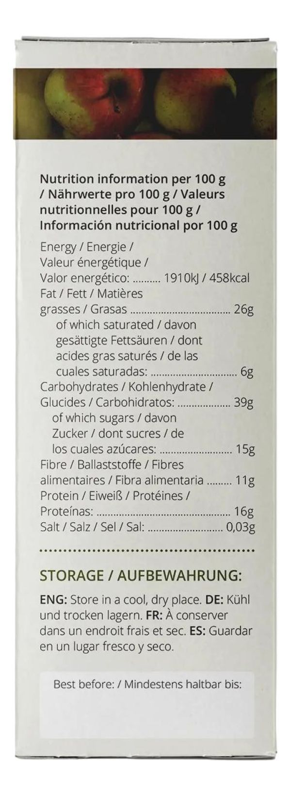 Granola απο Ρεβύθι με Μήλο Κανέλα