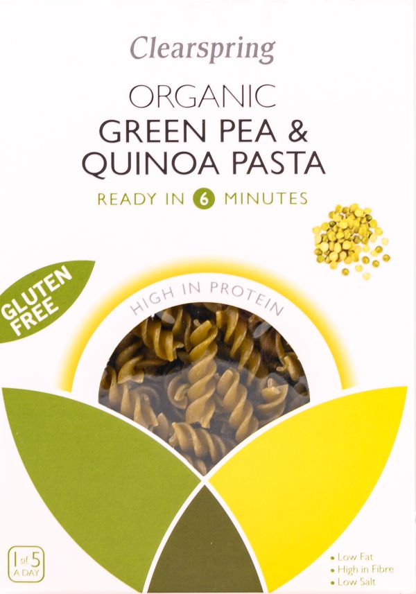 Βιολογικά Ζυμαρικά "Fusilli" από Αρακά & Κινόα
