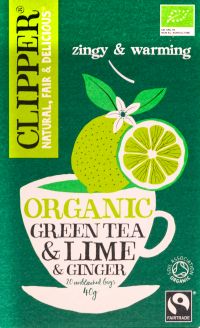 Organic Green Tea Lime & Ginger