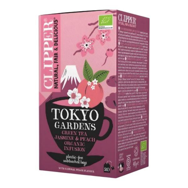 Πράσινο Τσάι 'Tokyo Gardens' με Γιασεμί & Ροδάκινο (20 φάκ.)