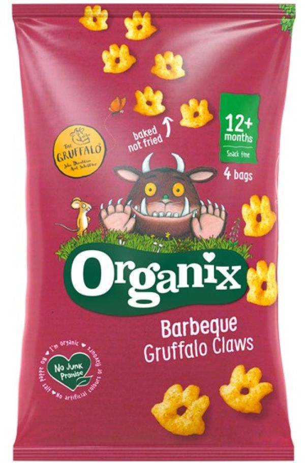 Πατουσίτσες Καλαμποκιού "BBQ Gruffalo" multipack (4x15γρ)