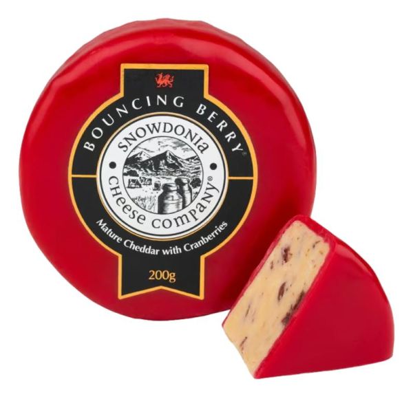 Τυρί Cheddar με Cranberries
