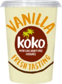 Vanilla coconut yoghurt dessert