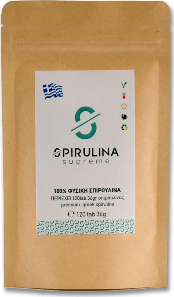 Spirulina Δισκία 100% Φυσική 1+1 (120+120 tabs)