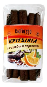 Κριτσίνια με Χαρούπι και Πορτοκάλι
