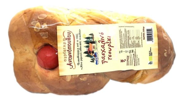 Τσουρέκι Ζέας Ολικής Άλεσης (με ζάχαρη από άνθος καρύδας)