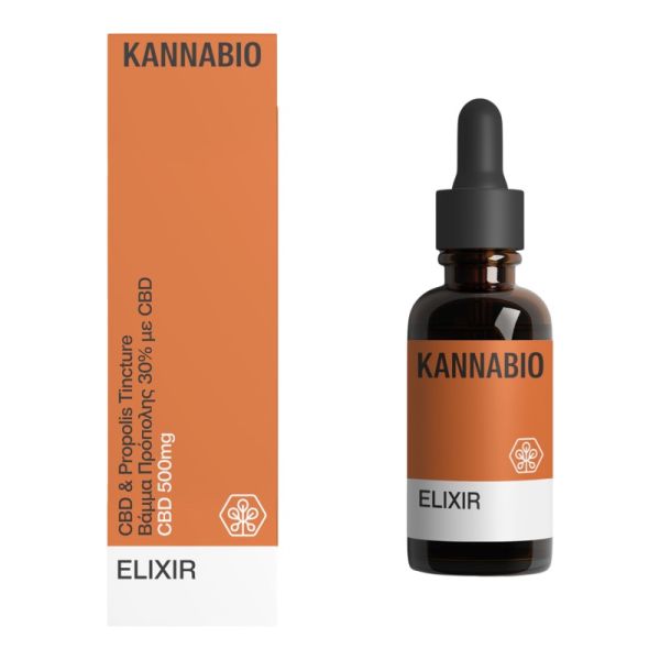 Elixir Propolis Tincture 30% with 500mg CBD