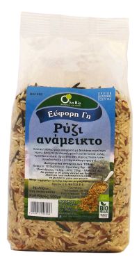 Ρύζι ανάμεικτο (72% μακρύ, 20% κόκκινο, 8% άγριο)
