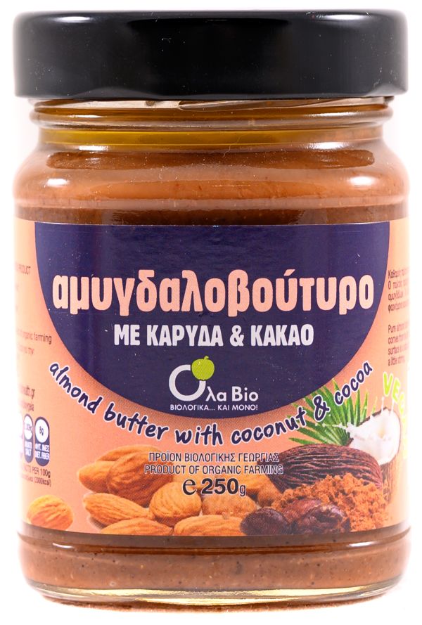 Αμυγδαλοβούτυρο κακάο & καρύδα