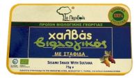 Χαλβάς μέλι και Σταφίδες