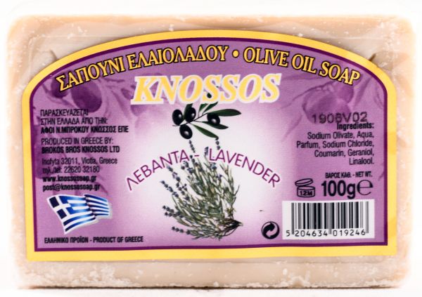 Βιολογικό Ελαιοσάπουνο με Λεβάντα