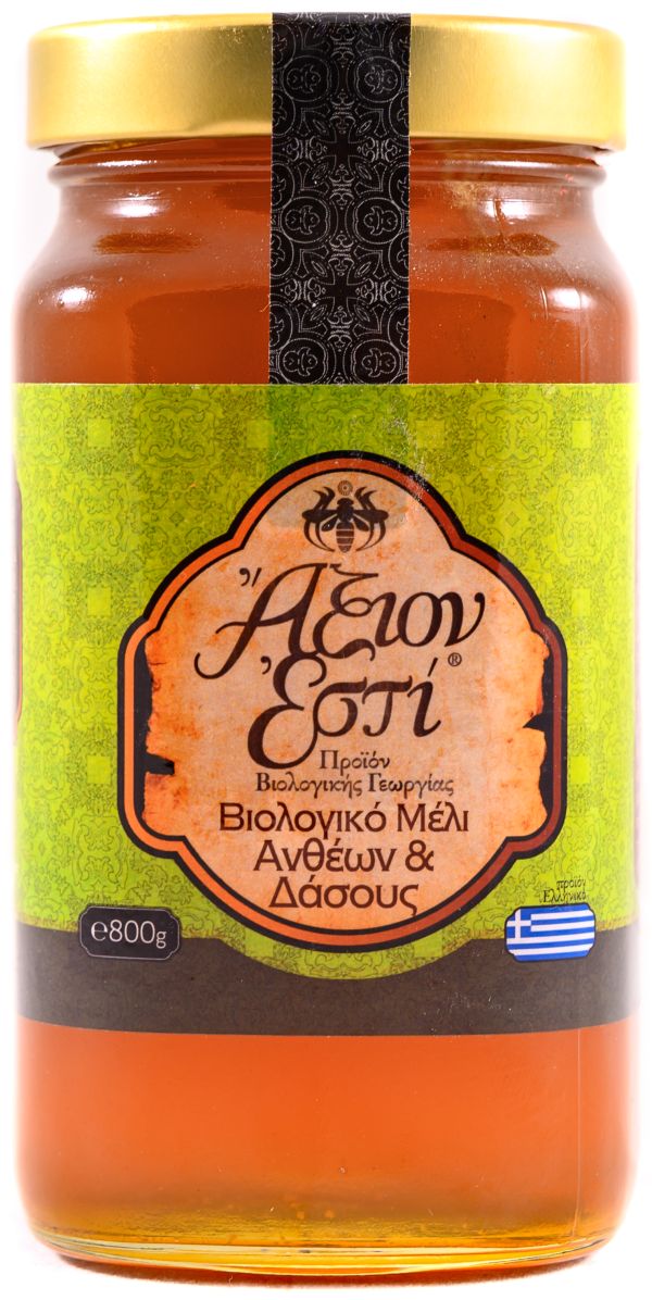 Βιολογικό Μέλι Ανθέων και Δάσους