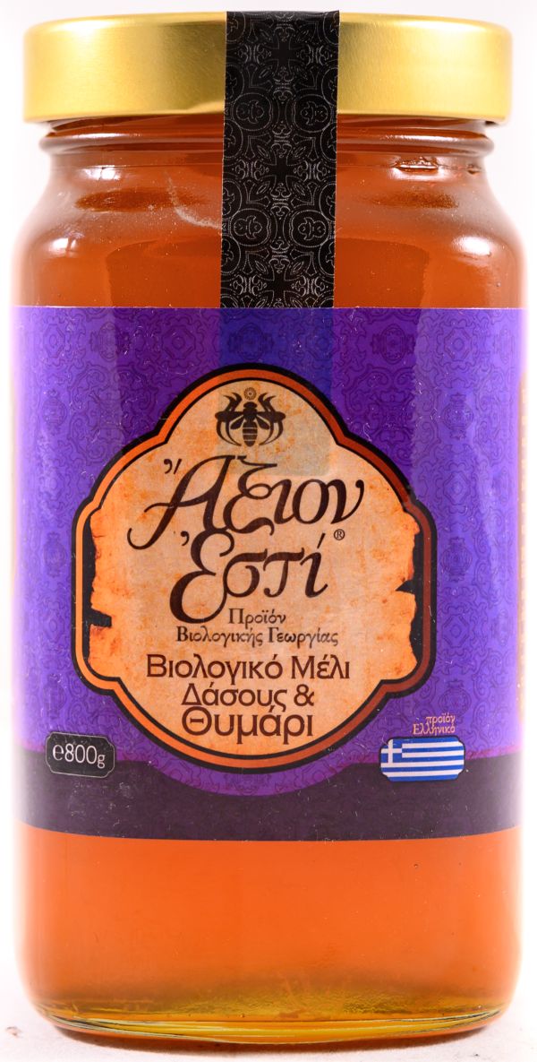 Βιολογικό Μέλι Δάσους & Θυμάρι