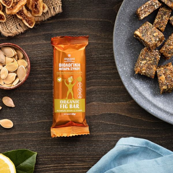 Μπάρα Σύκου με Κολοκυθόσπορο & λεμόνι