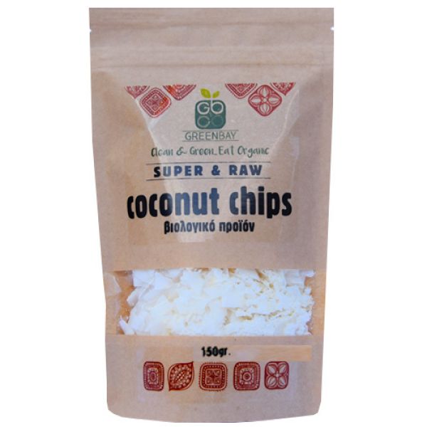 Coconut Chips, Νιφάδες Καρύδας -RAW -BIO